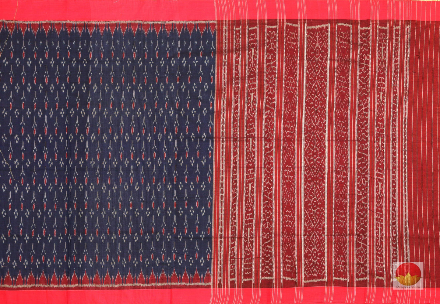 Handwoven Cotton Saree - Sambalpuri - SC 09 - Cotton Saree - Panjavarnam