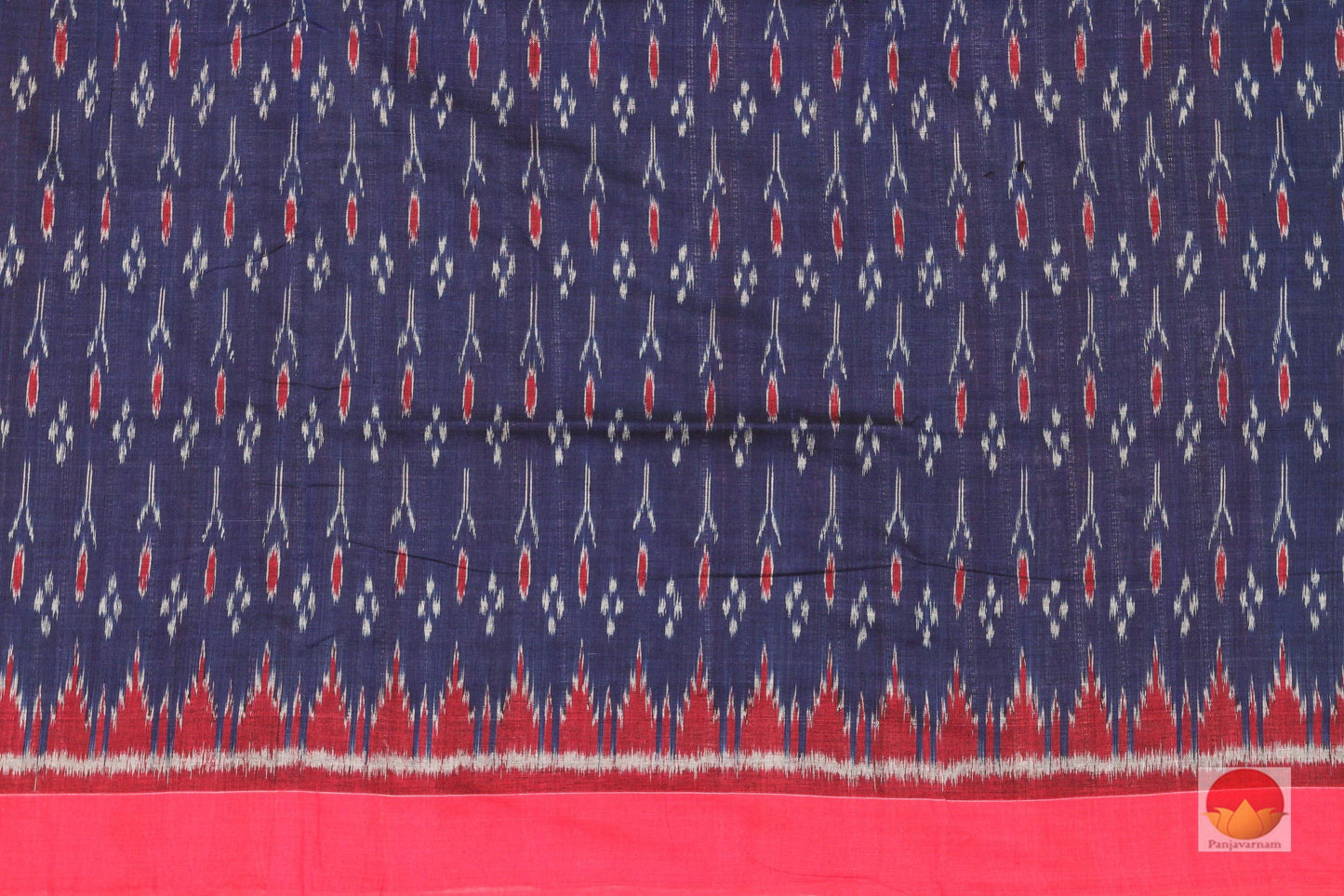 Handwoven Cotton Saree - Sambalpuri - SC 09 - Cotton Saree - Panjavarnam SC 09