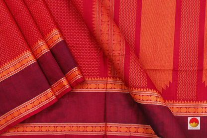 Handwoven Kanchi Silk Cotton Saree - KSC 1013 - Silk Cotton - Panjavarnam