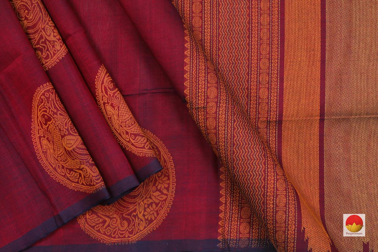 Handwoven Kanchi Silk Cotton Saree - KSC 1017 - Archives - Silk Cotton - Panjavarnam