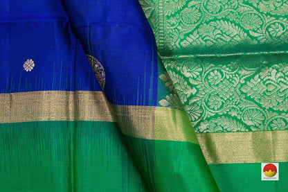 Handwoven Kanchipuram Soft Silk Saree - PV SRI 5404 - Silk Sari - Panjavarnam