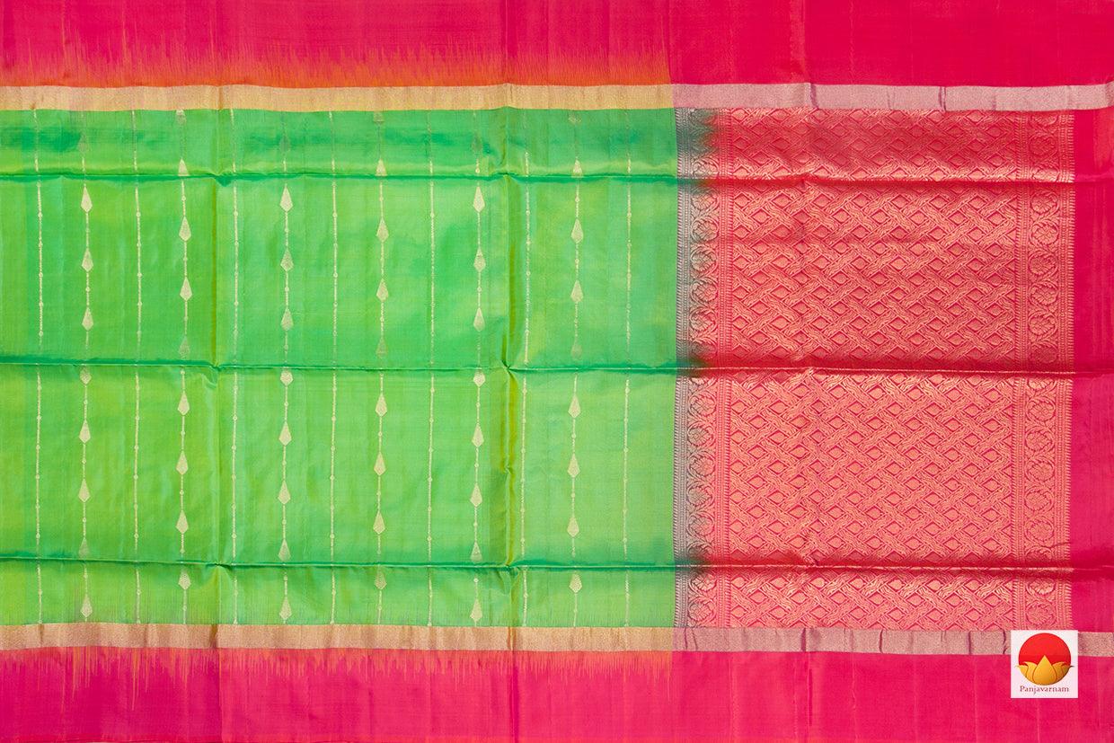Handwoven Kanchipuram Soft Silk Saree - PV SRI 5417 - Silk Sari - Panjavarnam
