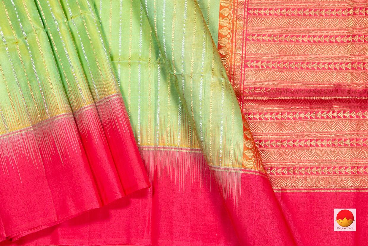 Handwoven Kanchipuram Soft Silk Saree - PV SRI 5451 - Silk Sari - Panjavarnam