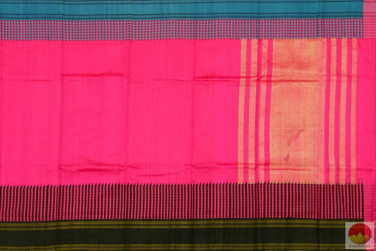 Handwoven Kanjivaram - Jute Silk Saree - PV ASB 162 - Archives - Silk Sari - Panjavarnam