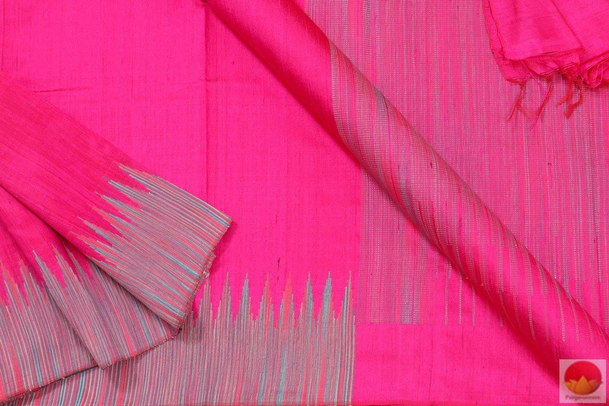 Handwoven Kanjivaram - Jute Silk Saree - PV ASB 163 Archives - Silk Cotton - Panjavarnam