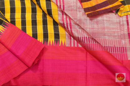 Handwoven Kanjivaram - Jute Silk Saree - PVASB 53 Archives - Silk Sari - Panjavarnam