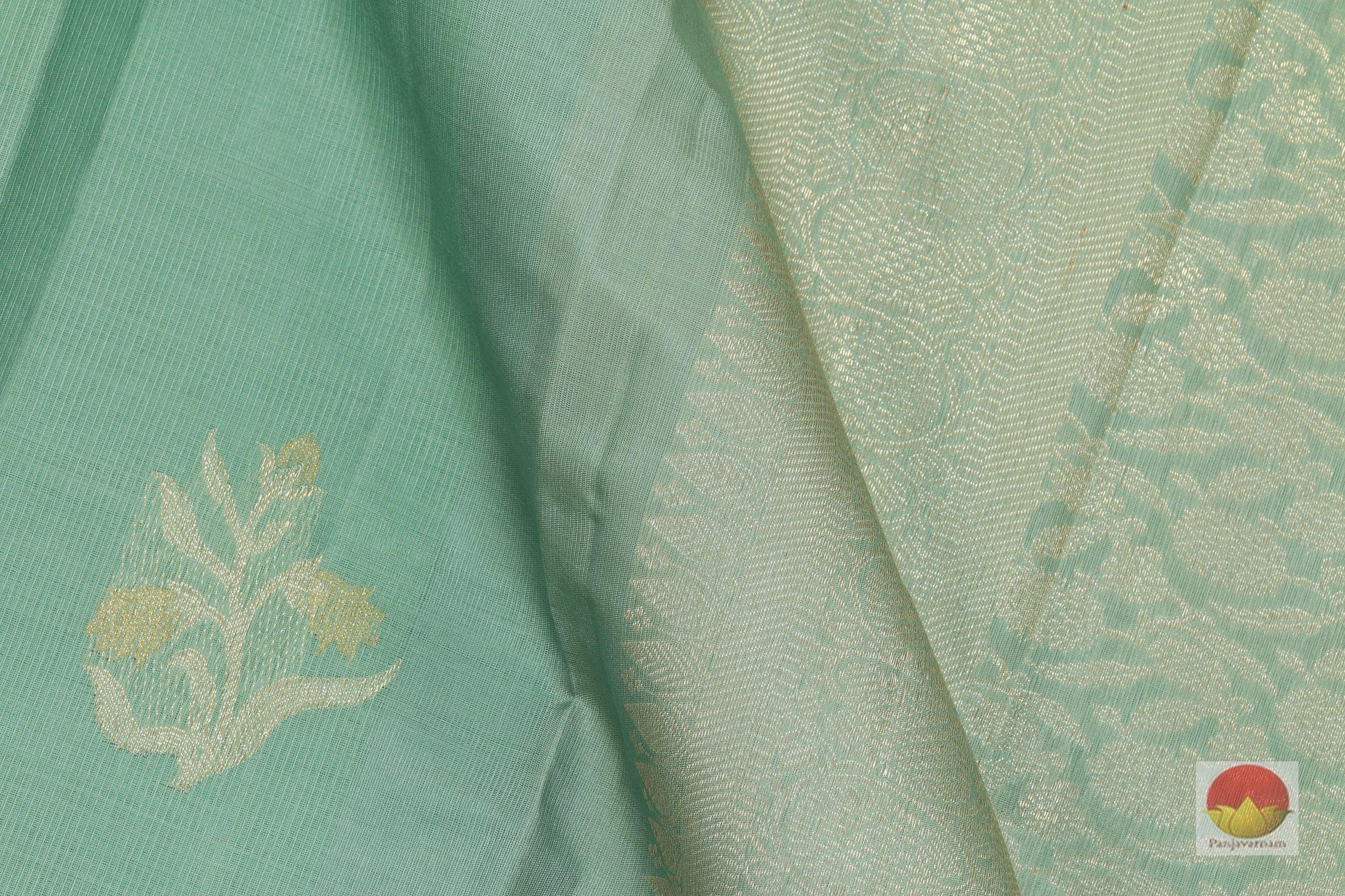 Handwoven Kanjivaram - Organza Silk Saree - Pure Zari - PVASB 40 - Silk Sari - Panjavarnam