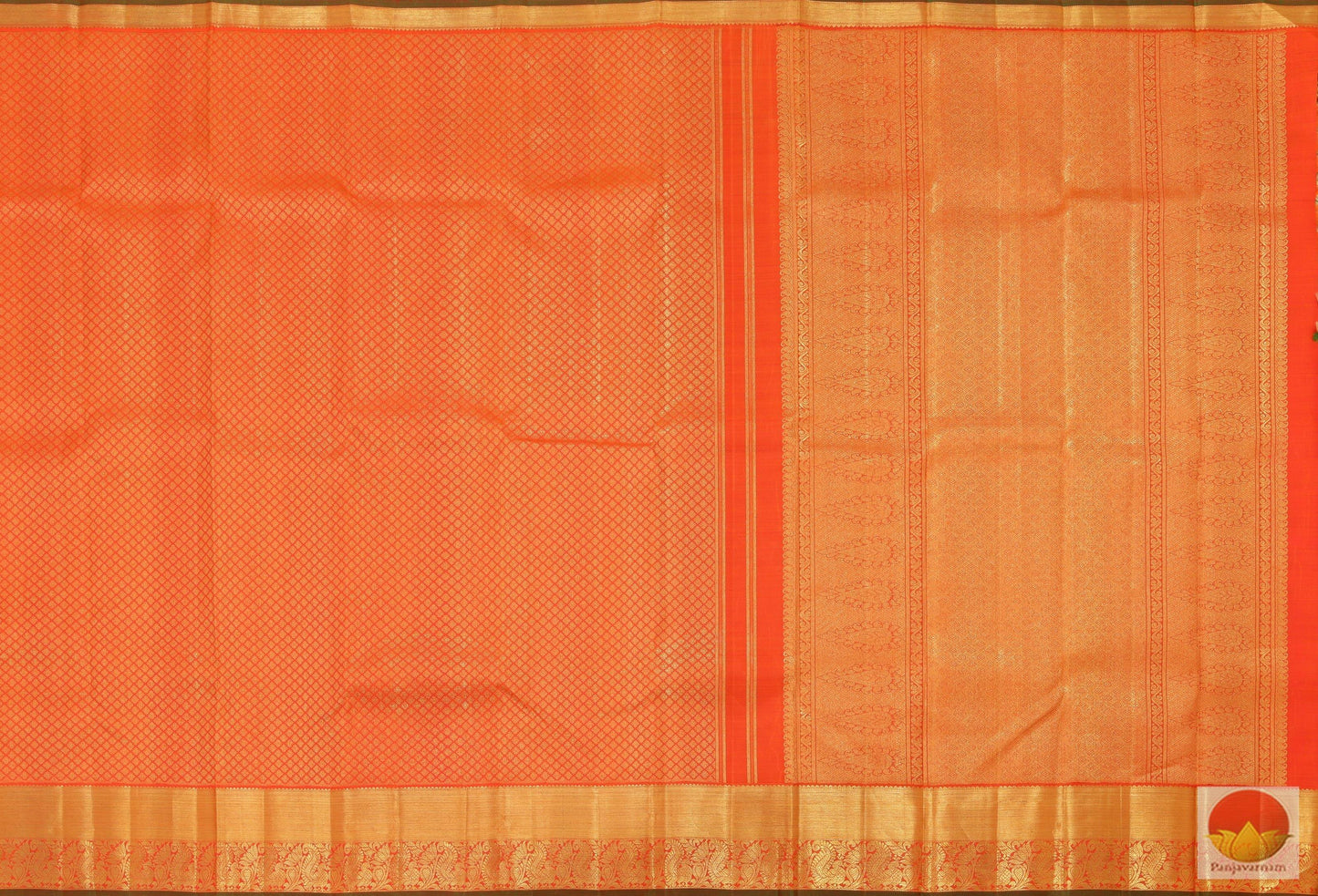 Handwoven Kanjivaram Pure Silk Saree - Pure Silk - Pure Zari - PV SVS 2002 Archives - Silk Sari - Panjavarnam