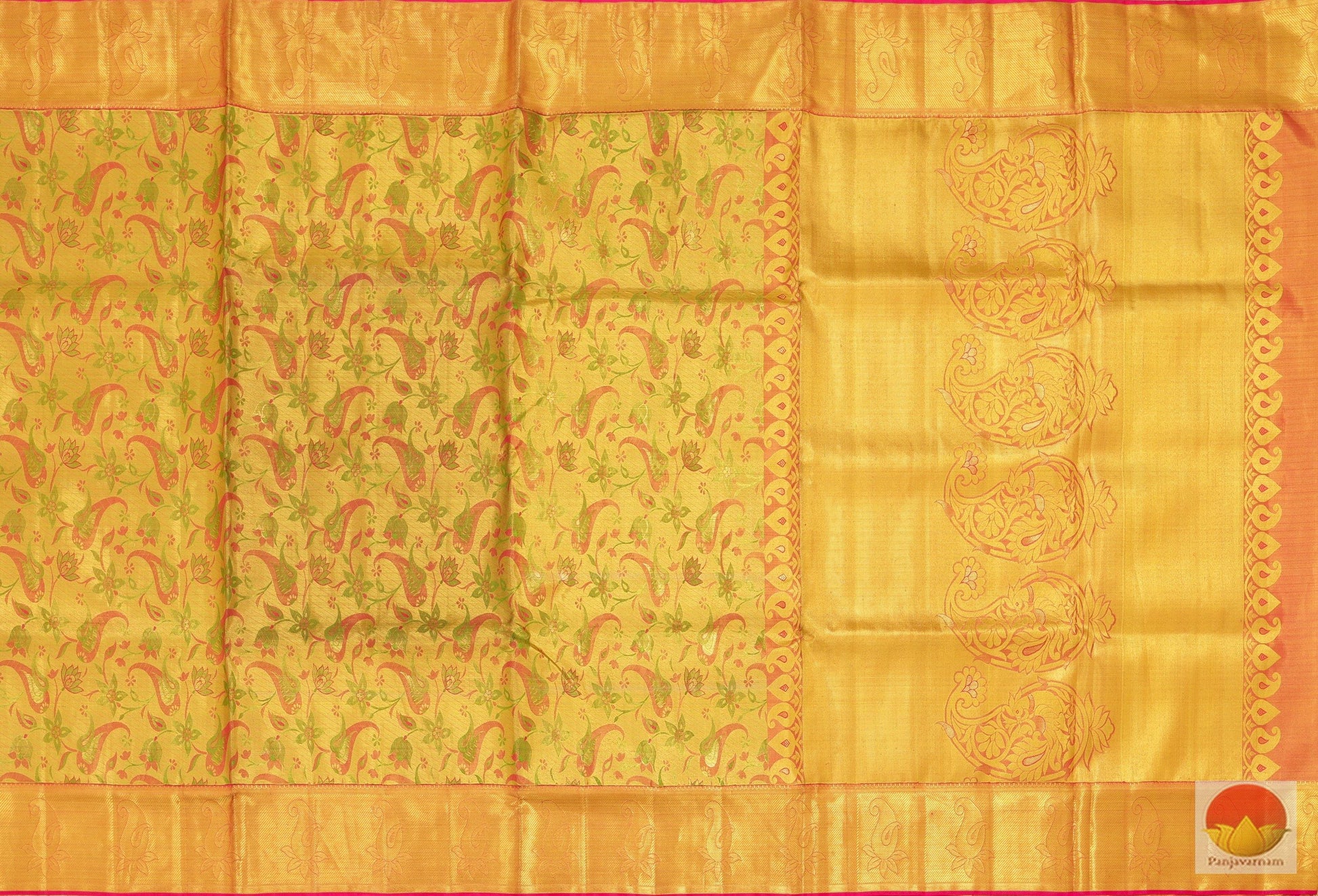 Handwoven Kanjivaram Pure Silk Saree - Pure Silk - Pure Zari - PV SVS 2068 Archives - Silk Sari - Panjavarnam