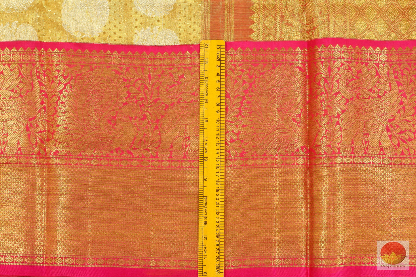 Handwoven Kanjivaram Pure Silk Saree - Pure Silk - Pure Zari - PV SVS 2070 Archives - Silk Sari - Panjavarnam