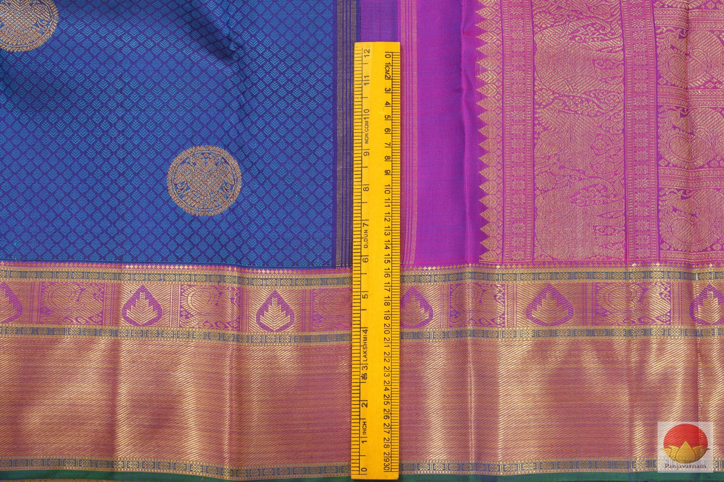 Handwoven Kanjivaram Pure Silk Saree - Pure Silk - Pure Zari - PVG 4012 Archives - Silk Sari - Panjavarnam