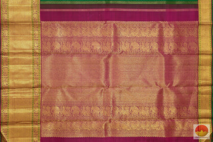 Handwoven Kanjivaram Pure Silk Saree - Pure Silk - Pure Zari - PVG 4013 Archives - Silk Sari - Panjavarnam