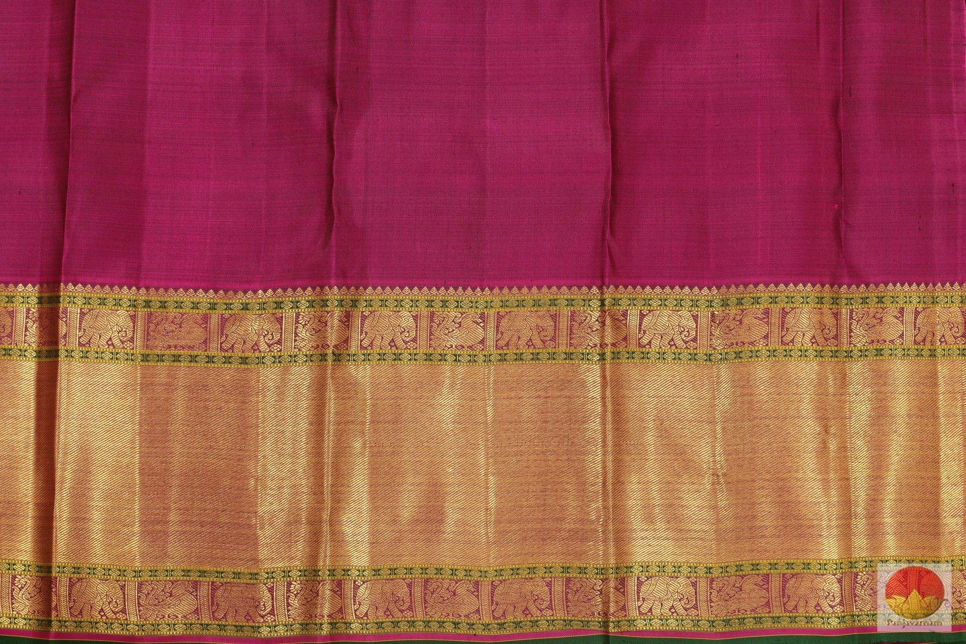 Handwoven Kanjivaram Pure Silk Saree - Pure Silk - Pure Zari - PVG 4013 Archives - Silk Sari - Panjavarnam
