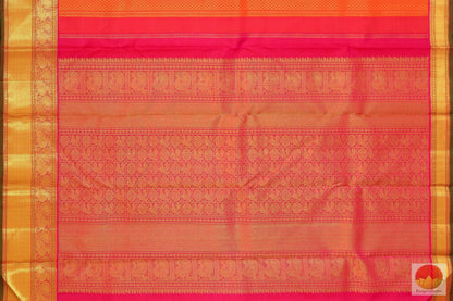 Handwoven Kanjivaram Pure Silk Saree - Pure Silk - Pure Zari - PVG 4015 Archives - Silk Sari - Panjavarnam