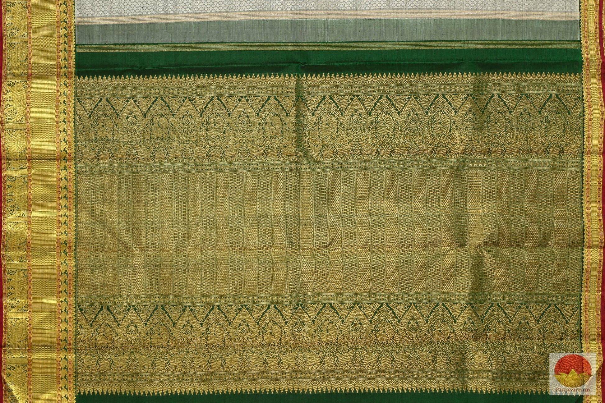 Handwoven Kanjivaram Pure Silk Saree - Pure Silk - Pure Zari - PVG 4016 Archives - Silk Sari - Panjavarnam