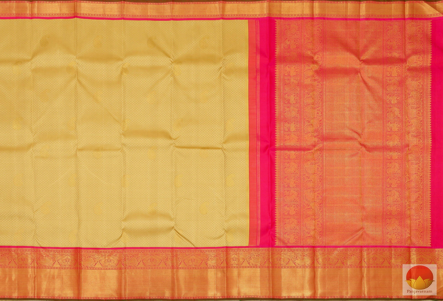 Handwoven Kanjivaram Pure Silk Saree - Pure Silk - Pure Zari - PVG 4032 - Silk Sari - Panjavarnam