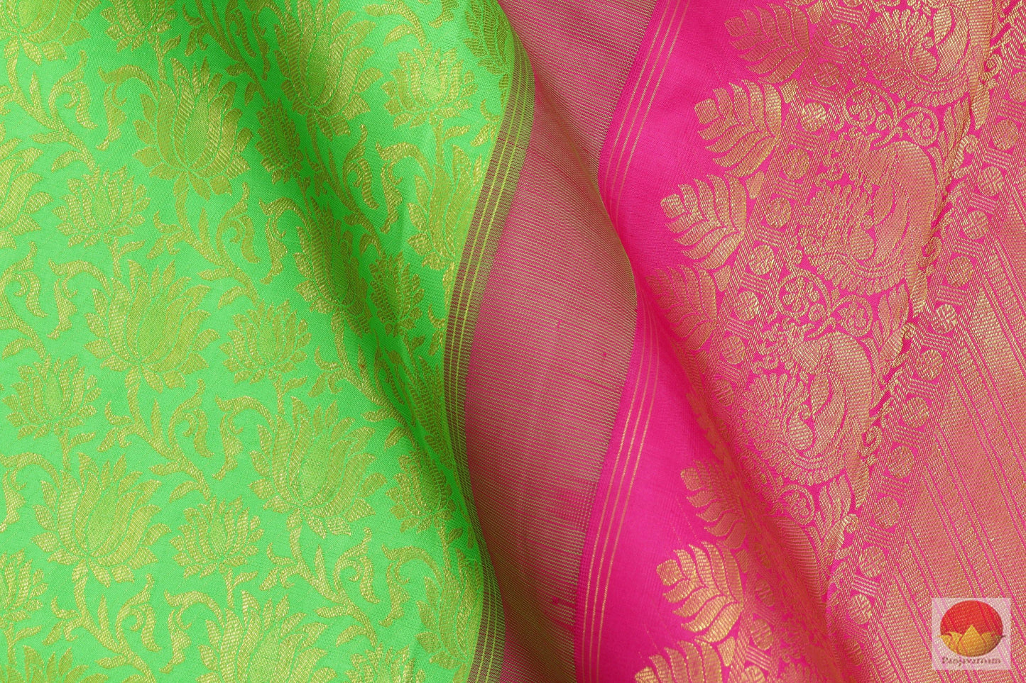 Handwoven Kanjivaram Saree - Pure Silk - Pure Zari - PV SVS 2005 Archives - Silk Sari - Panjavarnam
