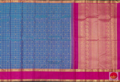 Handwoven Kanjivaram Saree - Pure Silk - Pure Zari - PVG 4007 - Archives - Silk Sari - Panjavarnam