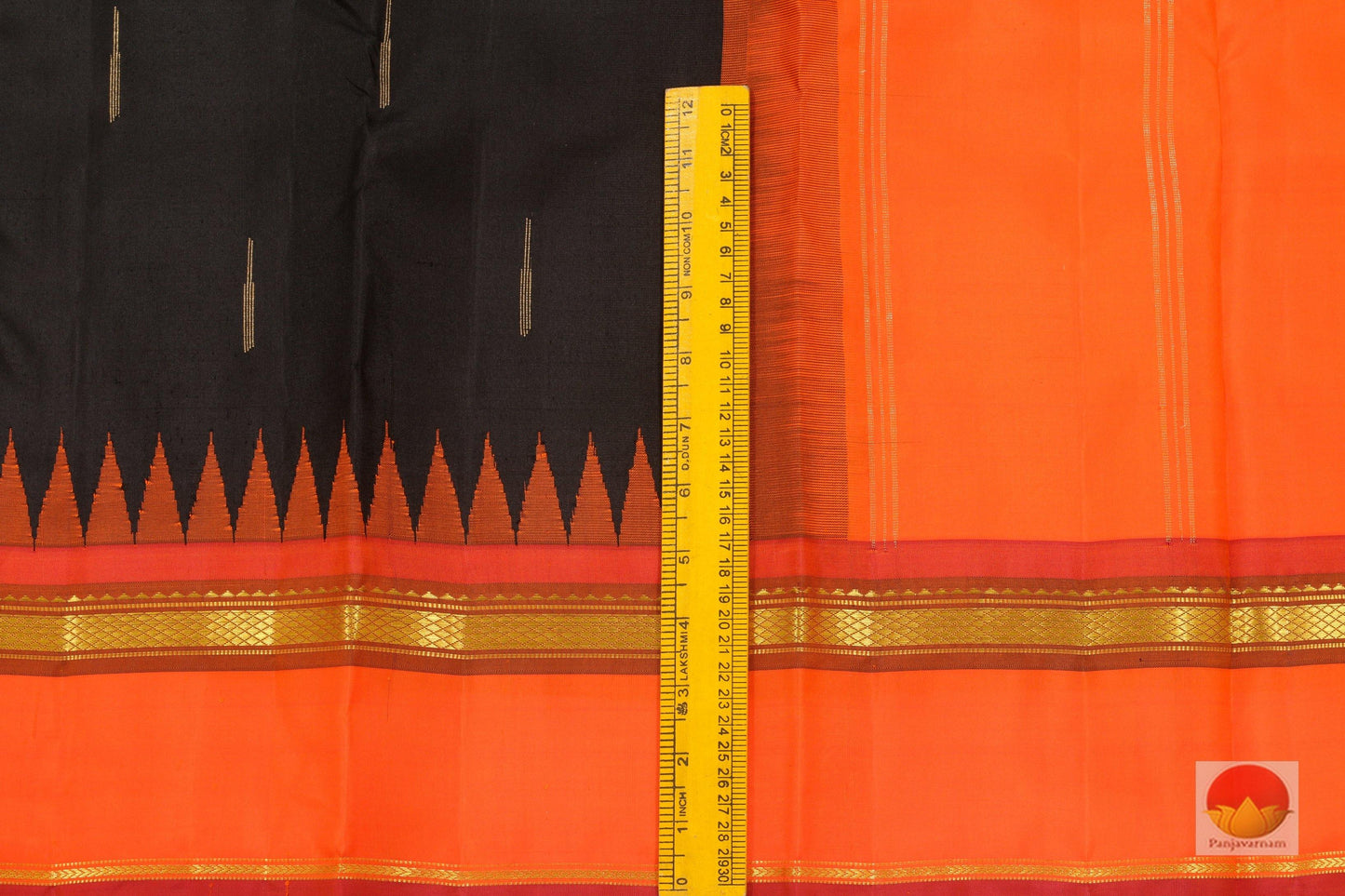 Handwoven Kanjivaram Saree - Pure Silk - Pure Zari - PVRM 120 Archives - Silk Sari - Panjavarnam