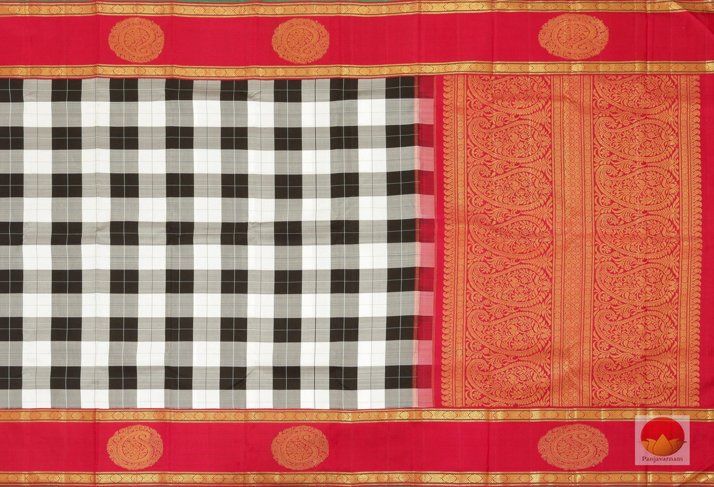 Handwoven Kanjivaram Saree - Pure Silk - Pure Zari - PVVL 32 Archives - Silk Sari - Panjavarnam
