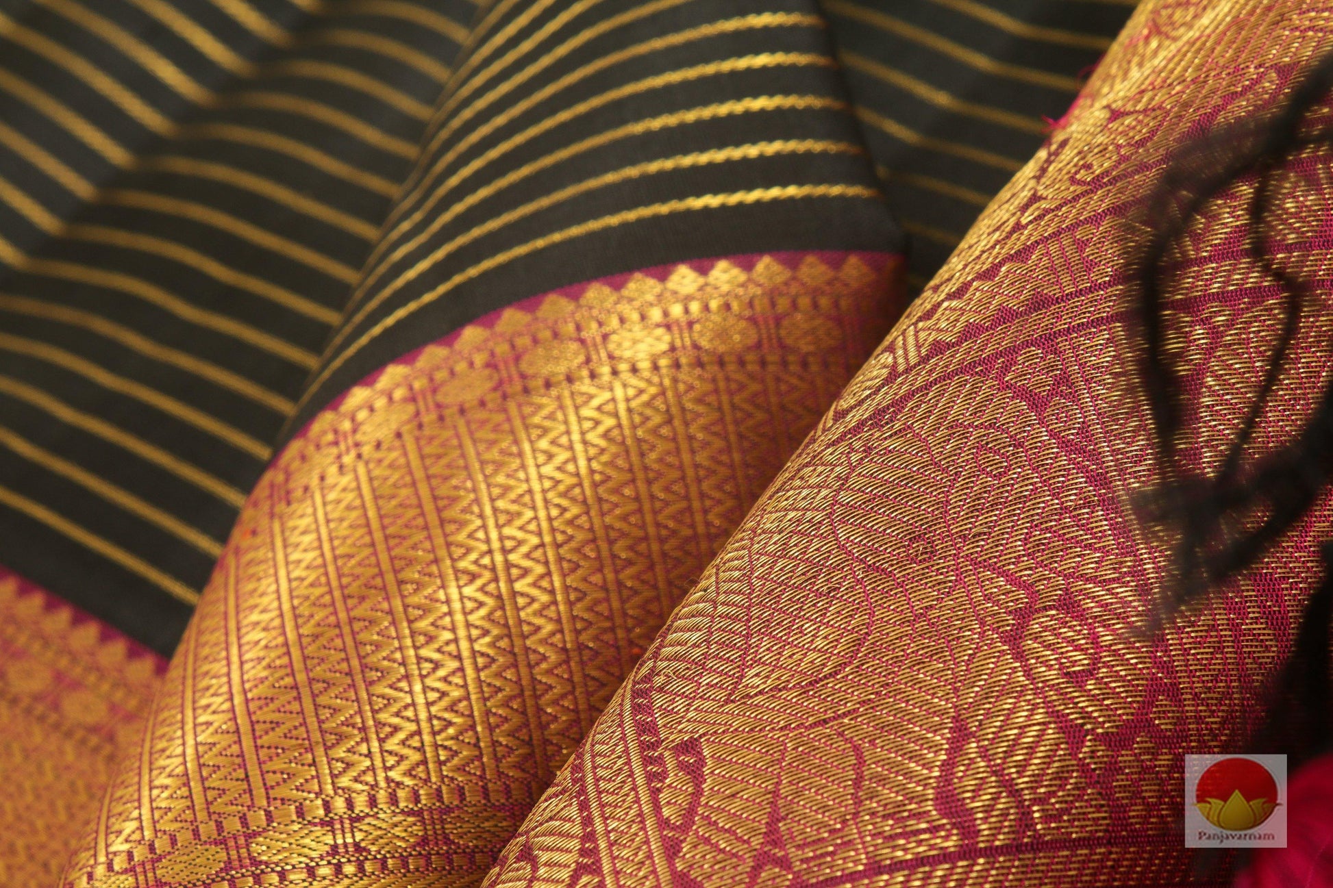 Handwoven Kanjivaram Saree - Pure Silk - Pure Zari - PVVL 35 - Archives - Silk Sari - Panjavarnam