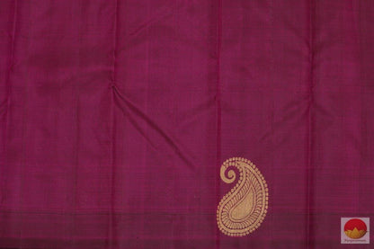 Handwoven Kanjivaram Silk Saree - Pure Silk - Pure Zari - PV G 4223 Archives - Panjavarnam 