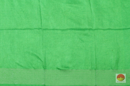 Handwoven Linen Saree - PL -135 - Linen Sari - Panjavarnam