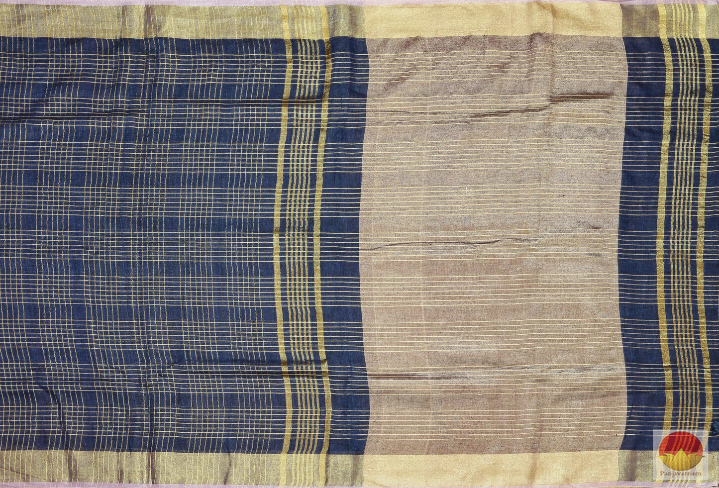 Handwoven Linen Saree - PL 147 Archives - Linen Sari - Panjavarnam