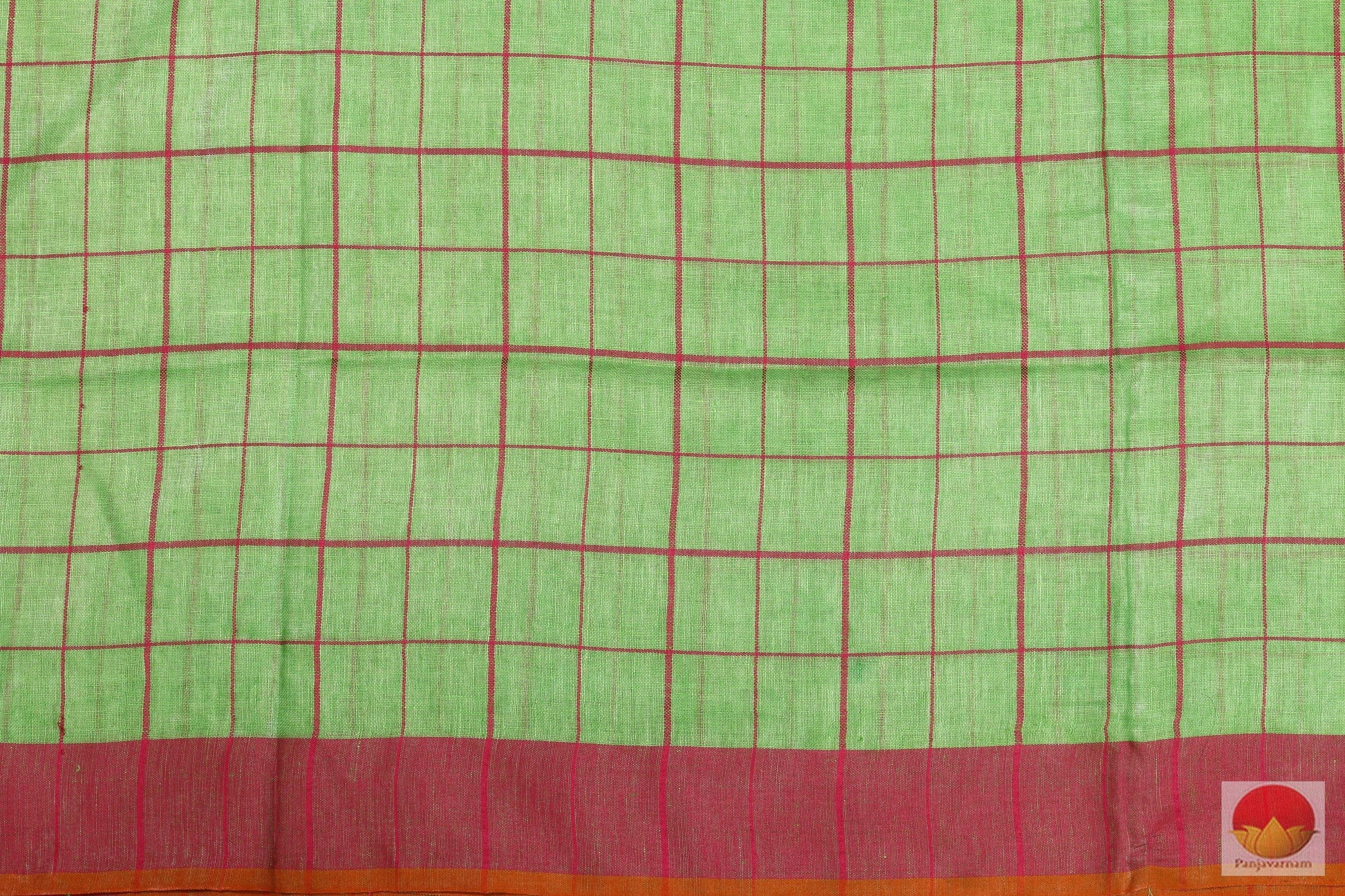 Handwoven Linen Saree - PL - 164 Archives - Linen Sari - Panjavarnam