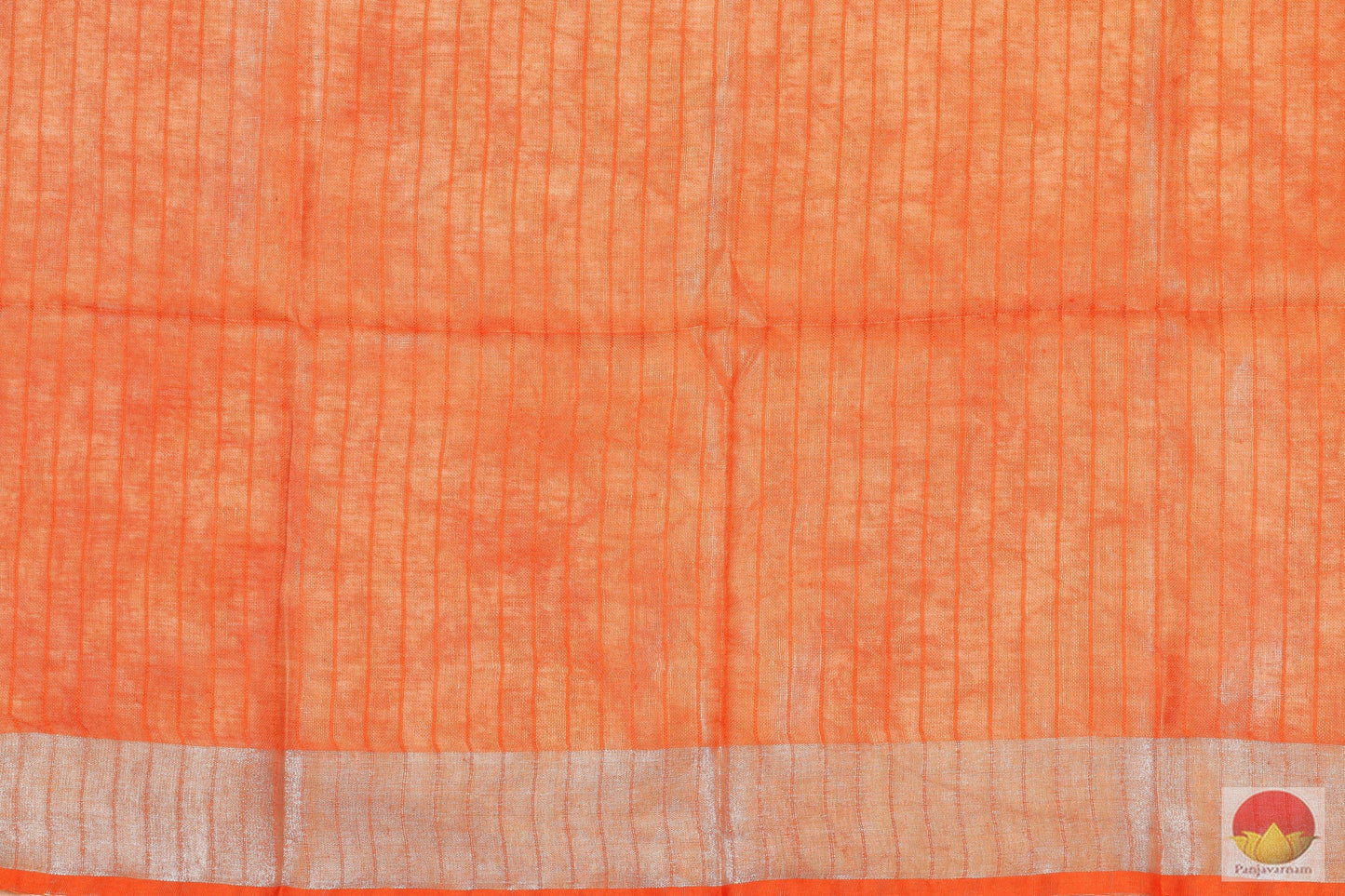 Handwoven Linen Saree - PL 176 - Archives - Linen Sari - Panjavarnam