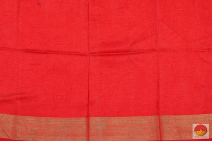 Handwoven Linen Saree - PL 187 Archives - Linen Sari - Panjavarnam