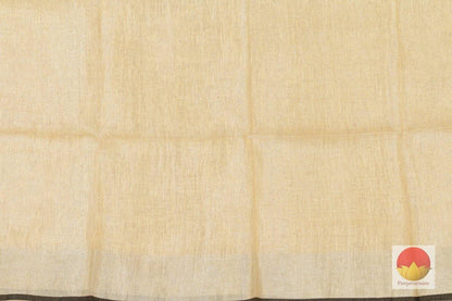 Handwoven Linen Saree - PL 361 - Archives - Linen Sari - Panjavarnam