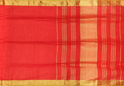 Handwoven Linen Saree - PL 43 - Linen Sari - Panjavarnam PL - 3