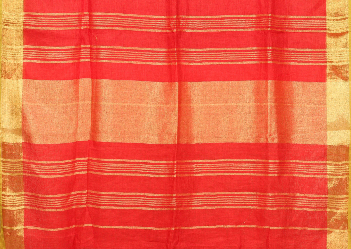 Handwoven Linen Saree - PL 43 - Linen Sari - Panjavarnam PL - 3