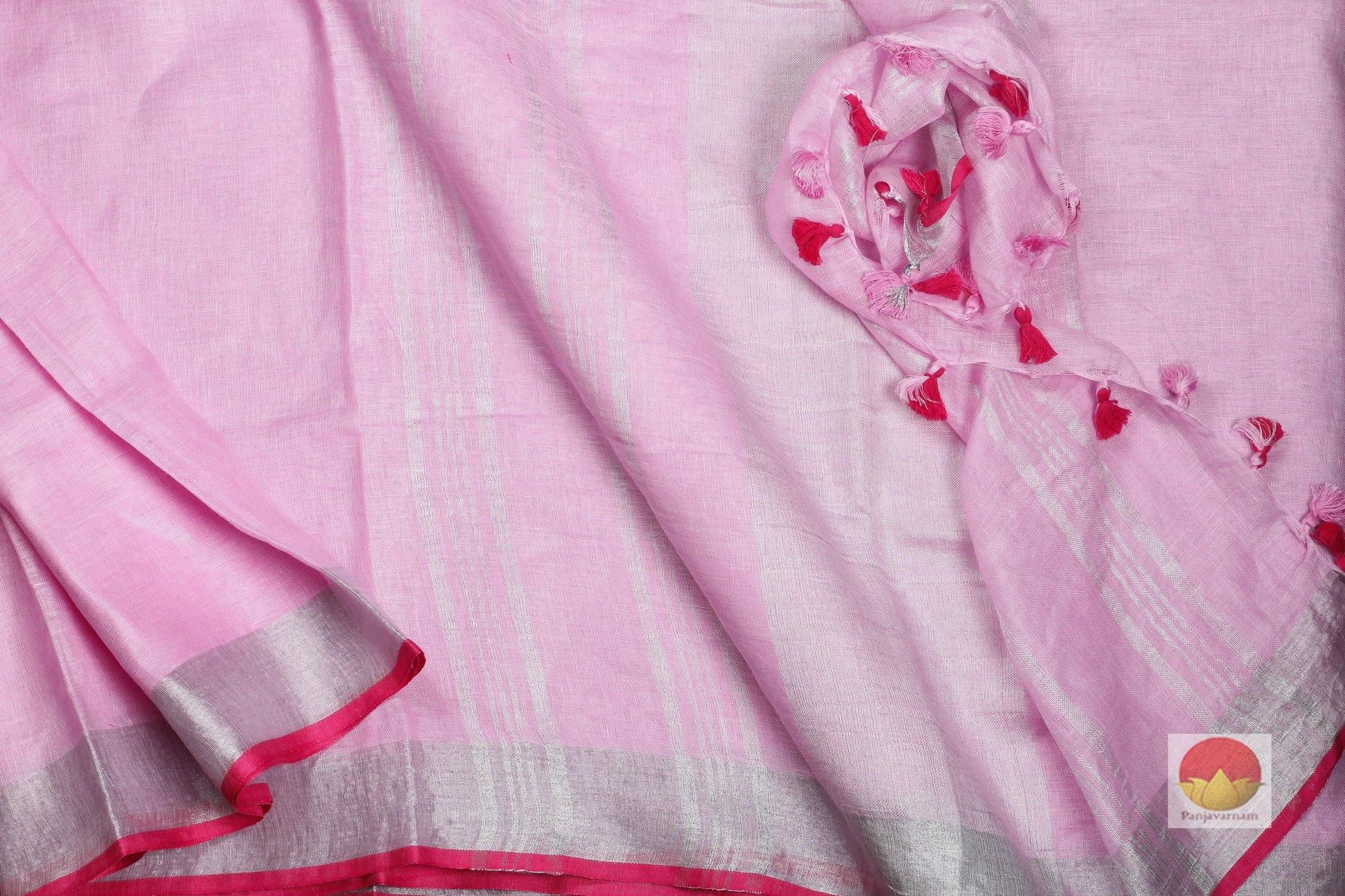 Handwoven Linen Saree - PL 95 Archives - Linen Sari - Panjavarnam