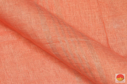 Handwoven Linen Saree - Silver Zari - PL - 171 Archives - Linen Sari - Panjavarnam