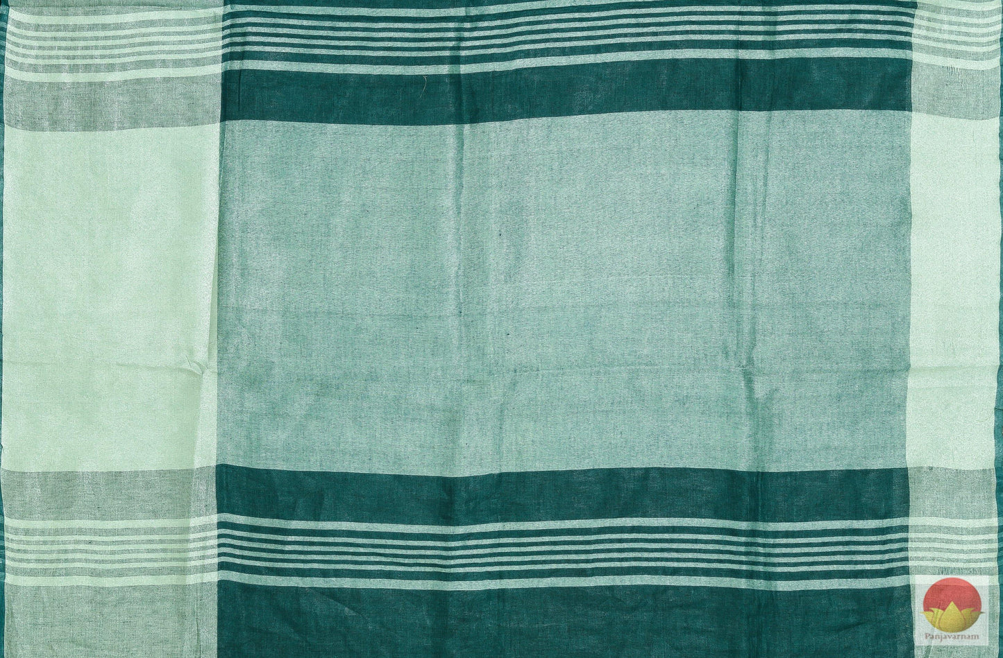 Handwoven Linen Saree - Silver Zari - PL 217 Archives - Linen Sari - Panjavarnam