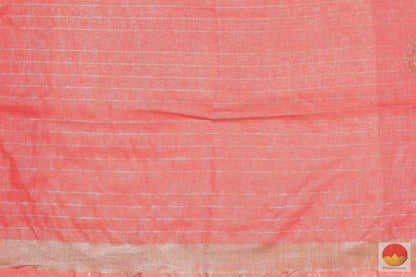 Handwoven Linen Sari - Embroidered Linen - PL 202 Archives - Linen Sari - Panjavarnam