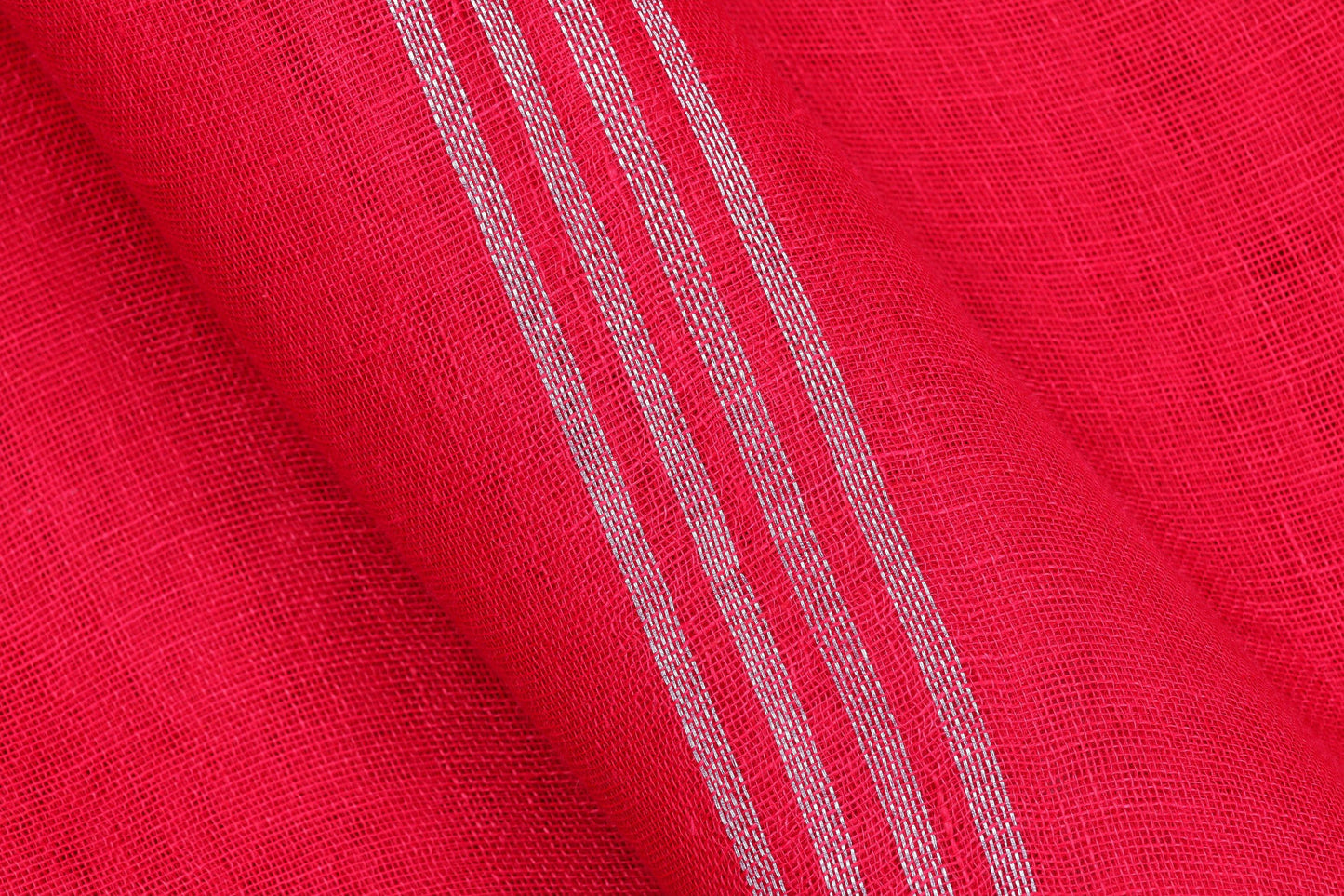 Handwoven Linen Sari - PL 48 - Linen Sari - Panjavarnam