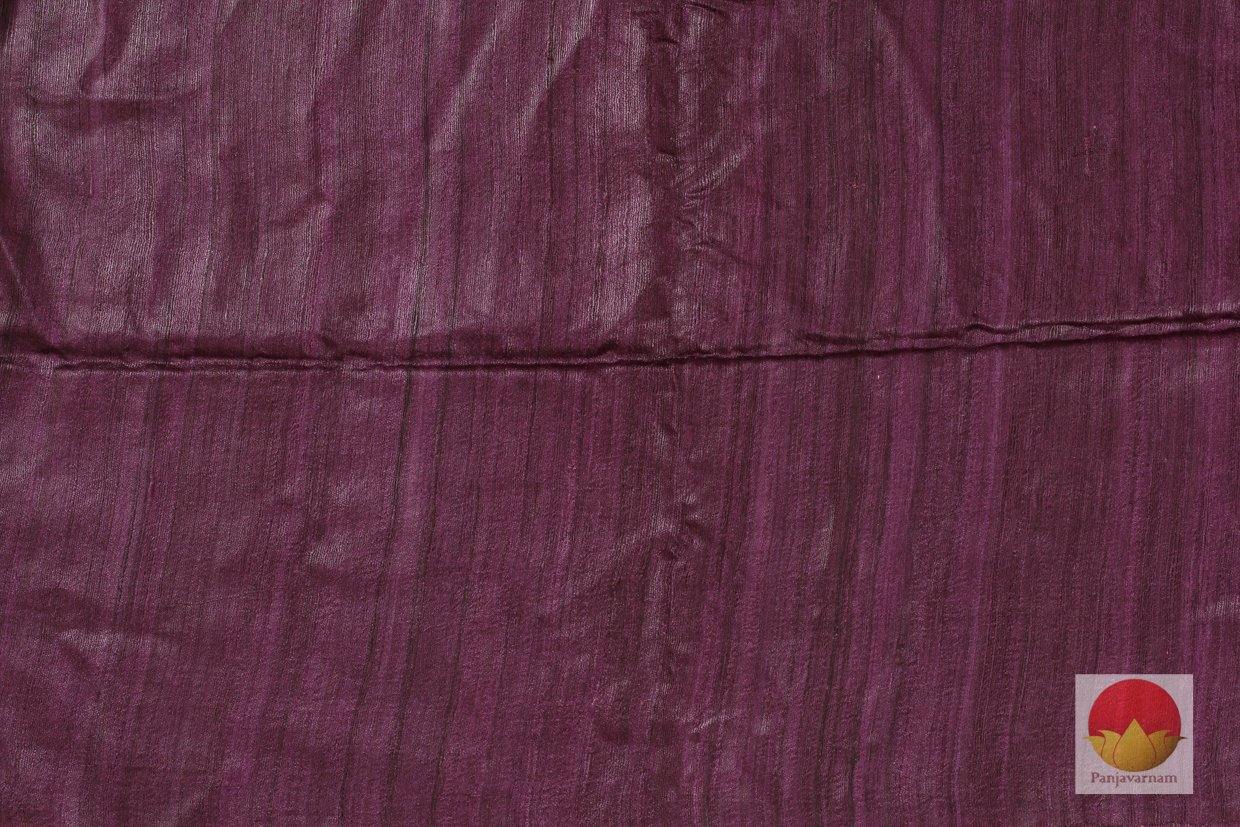 Handwoven Madhubani Tussar Silk Saree - PT 288 - Archives - Tussar Silk - Panjavarnam