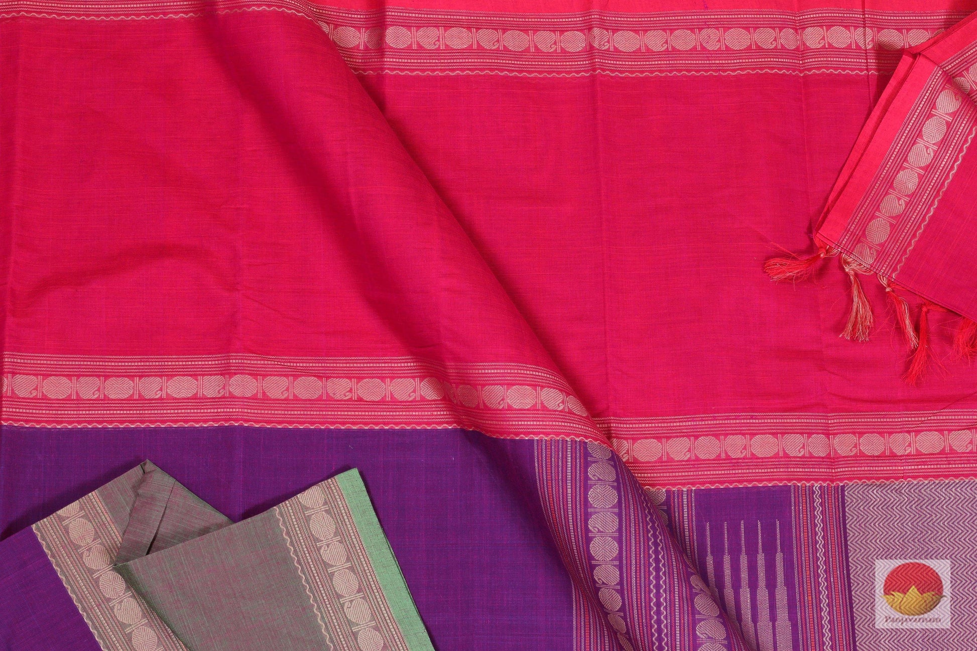 Handwoven Mubbagam Cotton Saree - PC 114 Archives - Cotton Saree - Panjavarnam