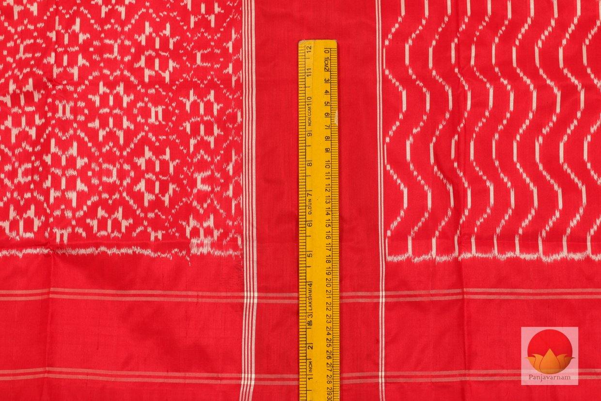 Handwoven Pochampally Linen Silk Ikkat Saree -PIK 221 - Archives - Pochampally Silk - Panjavarnam