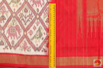 Handwoven Pochampally Linen Silk Ikkat Saree - PIK 77-12 Archives - Pochampally Silk - Panjavarnam