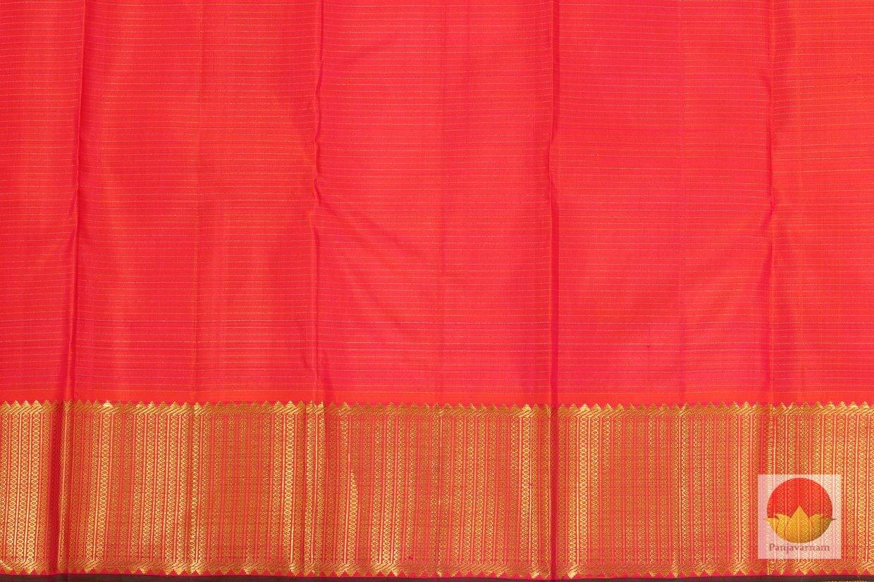 Handwoven Pure Silk Kanjivaram Saree - Pure Zari - PV G 4151 - Silk Sari - Panjavarnam