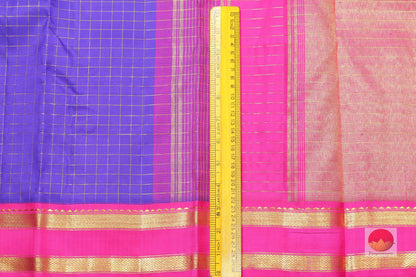 Handwoven Pure Silk Kanjivaram Saree - Pure Zari - PV J9195 - Archives - Silk Sari - Panjavarnam