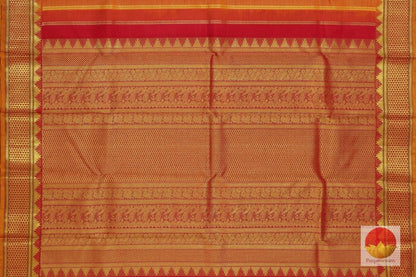 Handwoven Pure Silk Kanjivaram Saree - Pure Zari - Vaira Oosi - PV G 1925 - Archives - Silk Sari - Panjavarnam