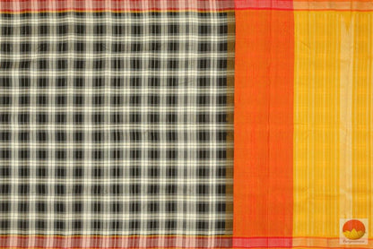 Handwoven Pure Silk Kanjivaram Saree -Raw Silk Finish - Pure Zari - PV SS 215 - Archives - Silk Sari - Panjavarnam