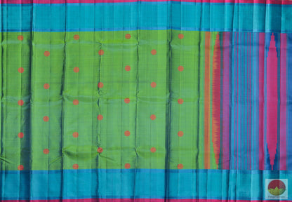 Handwoven Pure Silk Kanjivaram Saree - Silk Thread Work - No Zari - PV 4683 Archives - Silk Sari - Panjavarnam