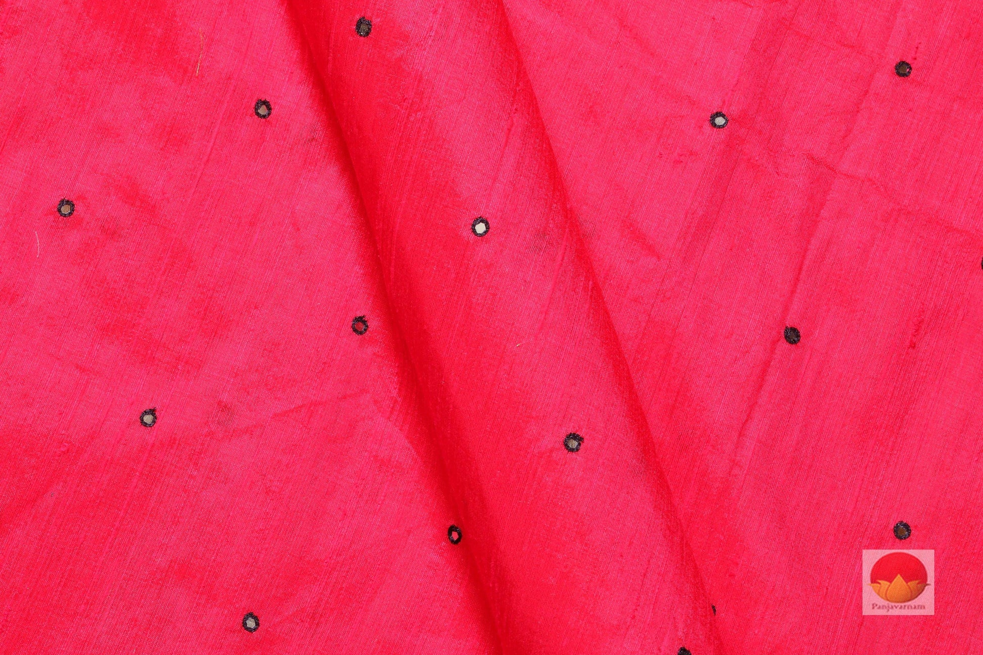 Handwoven Pure Silk Saree - Mirror Work - PV RS 502 - Silk Sari - Panjavarnam