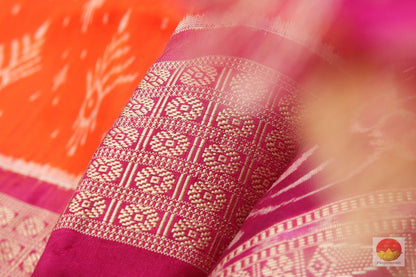 Handwoven Pure Silk Saree - Sambalpuri Silk - SC 20 - Silk Sari - Panjavarnam